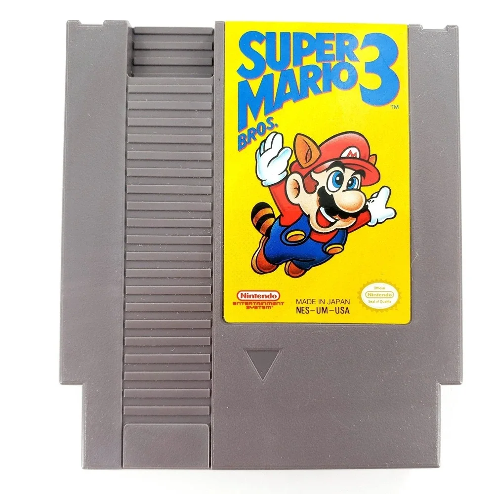 Super Mario Bros. 3 Left Bros (Nintendo NES, 1990) Authentic Cart Only Tested